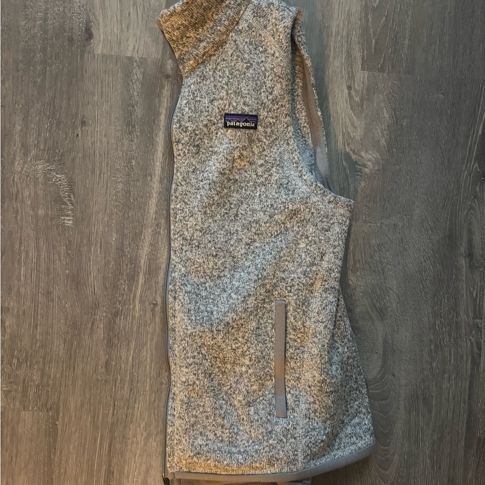 Patagonia Heather Gray Fleece Vest